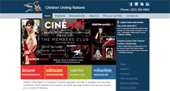 Desktop Screenshot of childrenunitingnations.org